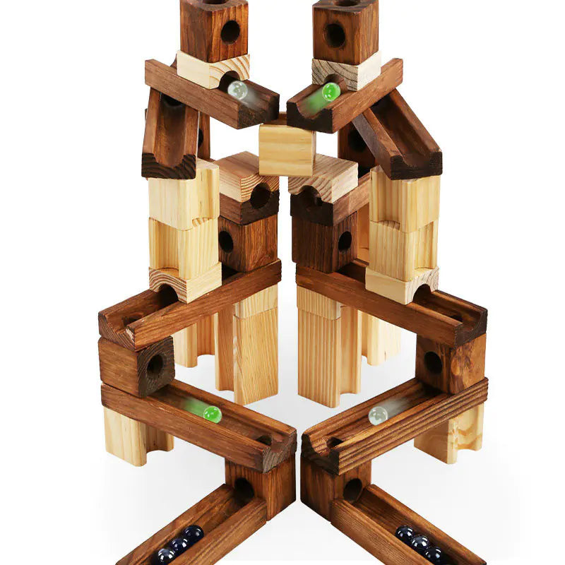 Wooden Marble Run