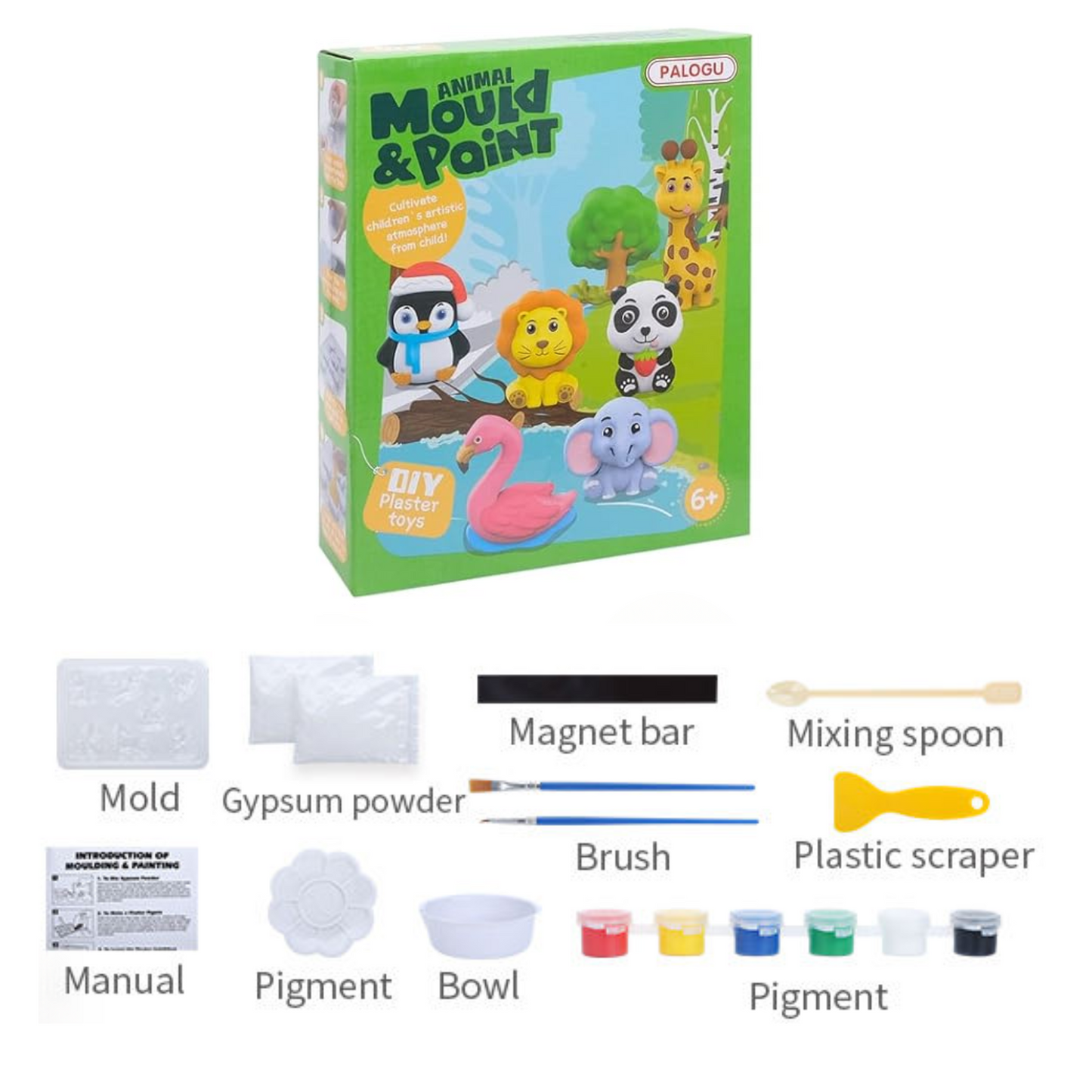 Animal Mold & Paint Craft Kit