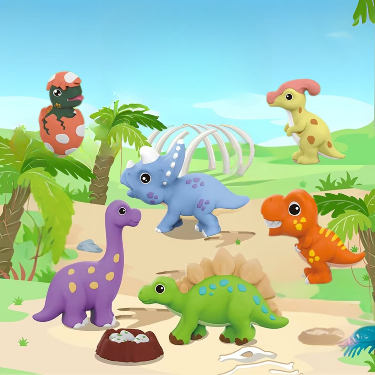 Dinosaur Mold & Paint Craft Kit