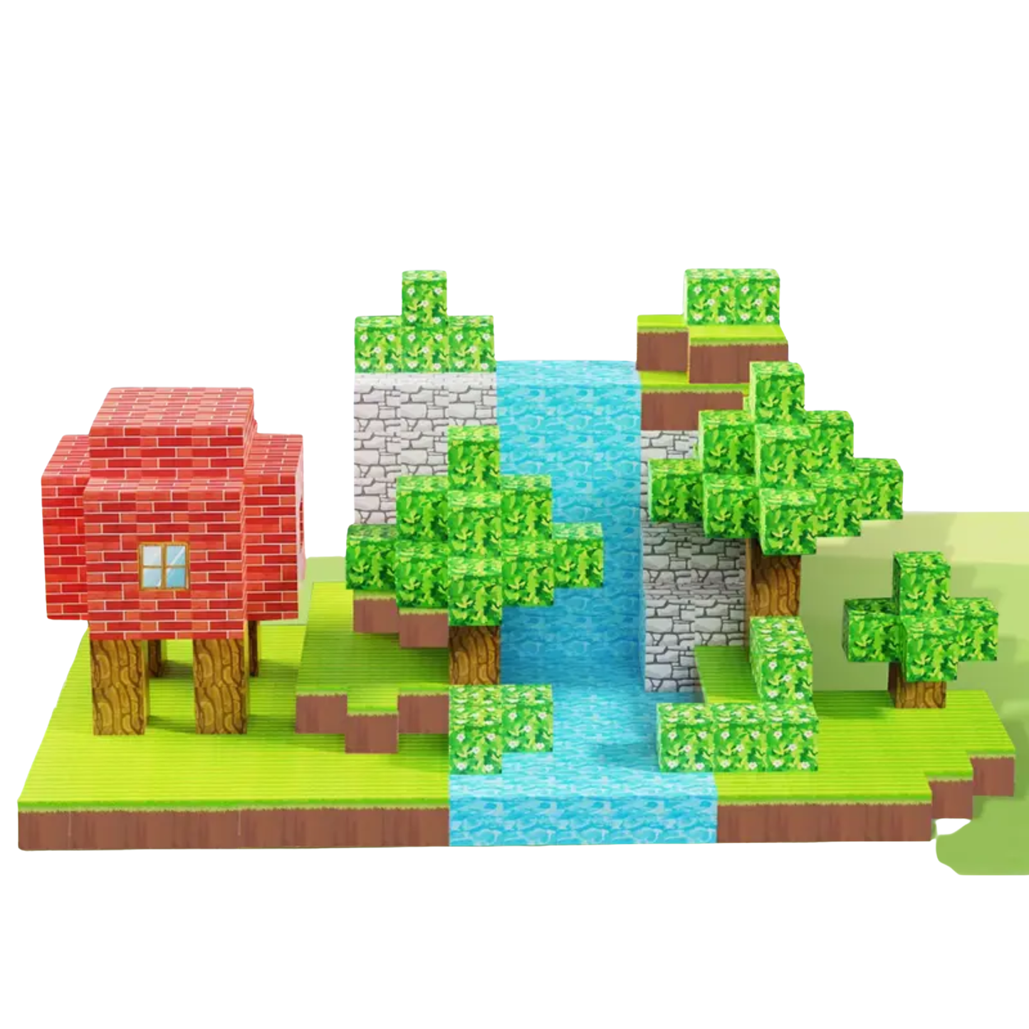 Pixelated world construction kit