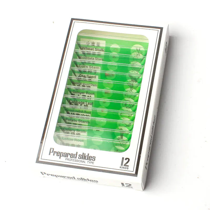 Microscope Specimen Slides Set