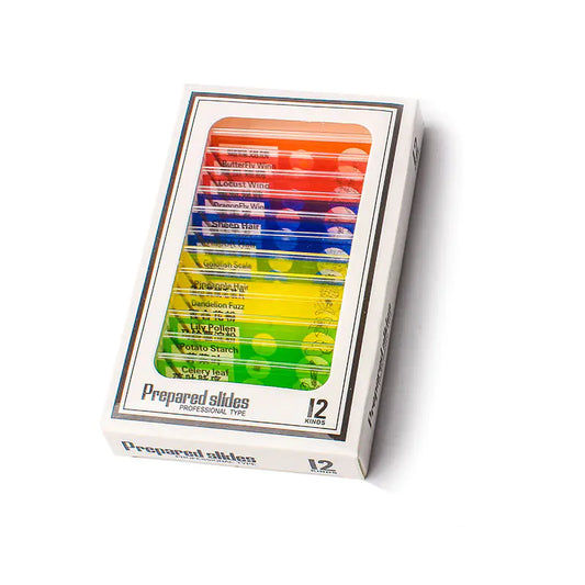 Microscope Specimen Slides Set