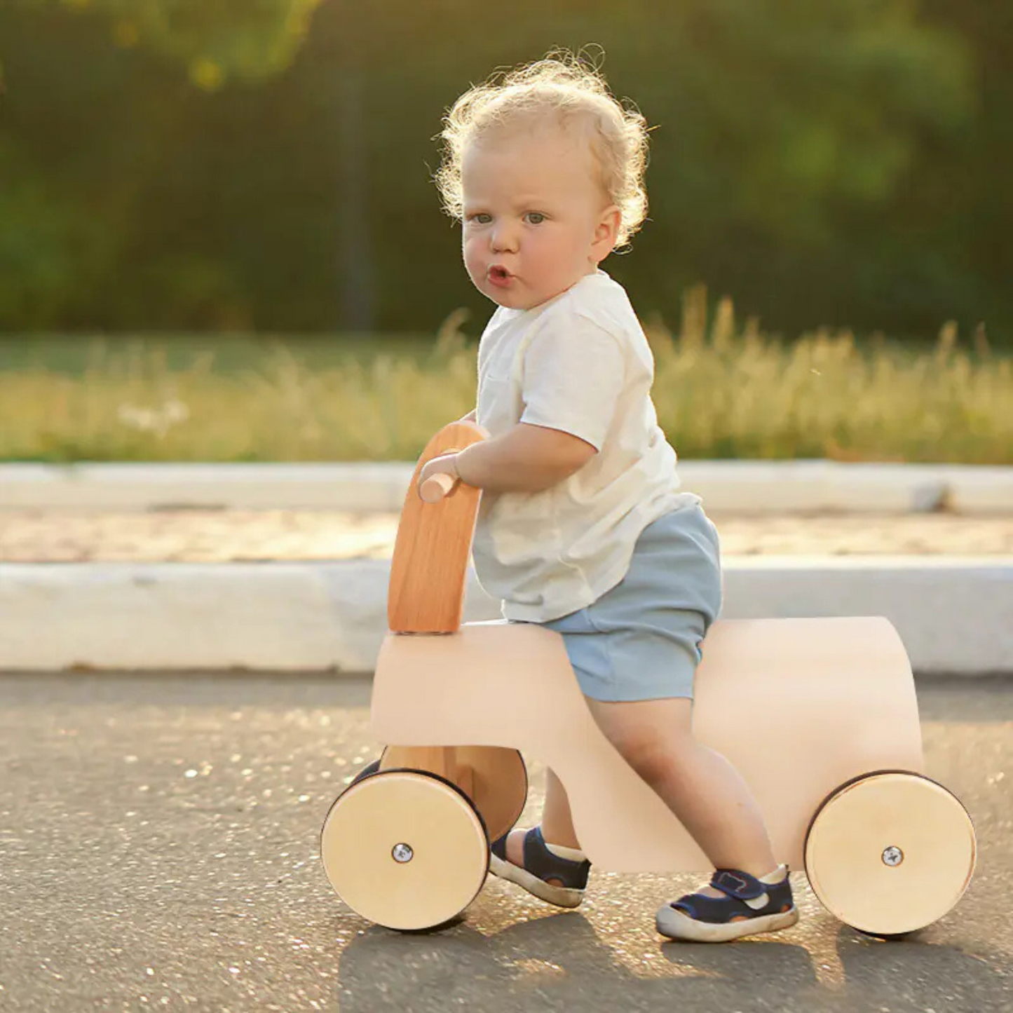 Wooden Balance Toddler Scooter