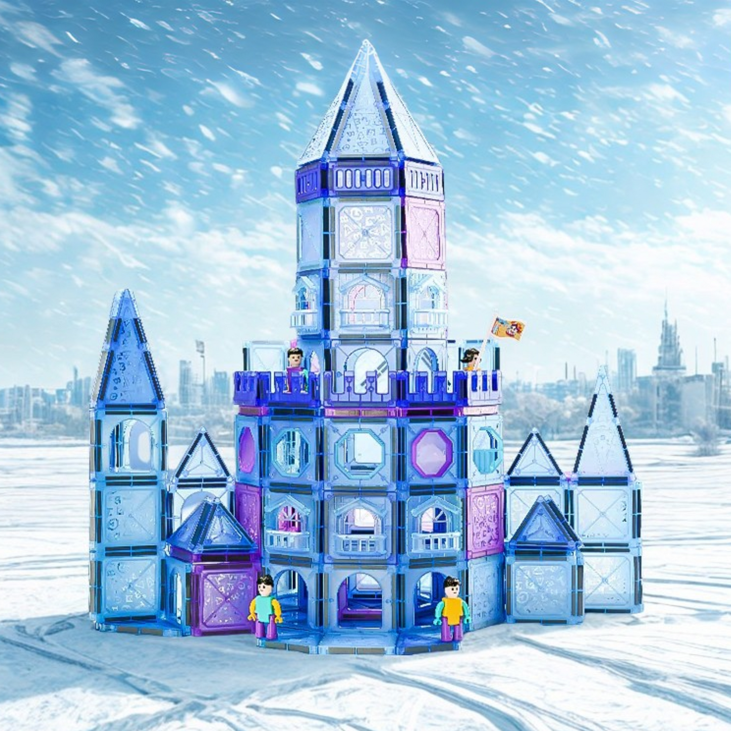Ice Castle Magnetic Blocks