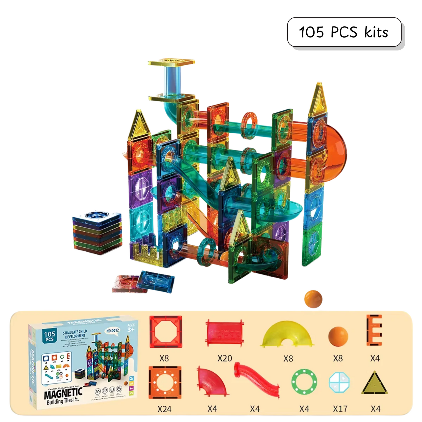 Marble Run Magnetic Blocks