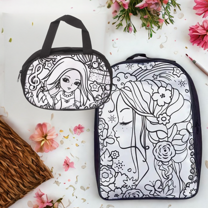 DIY Coloring Backpack
