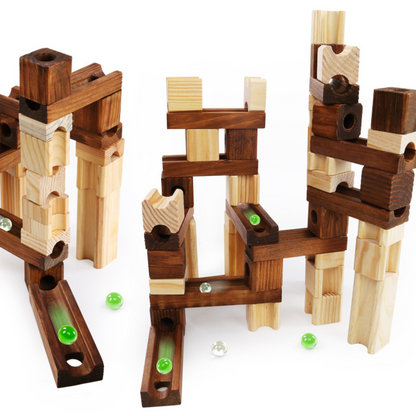 Wooden Marble Run