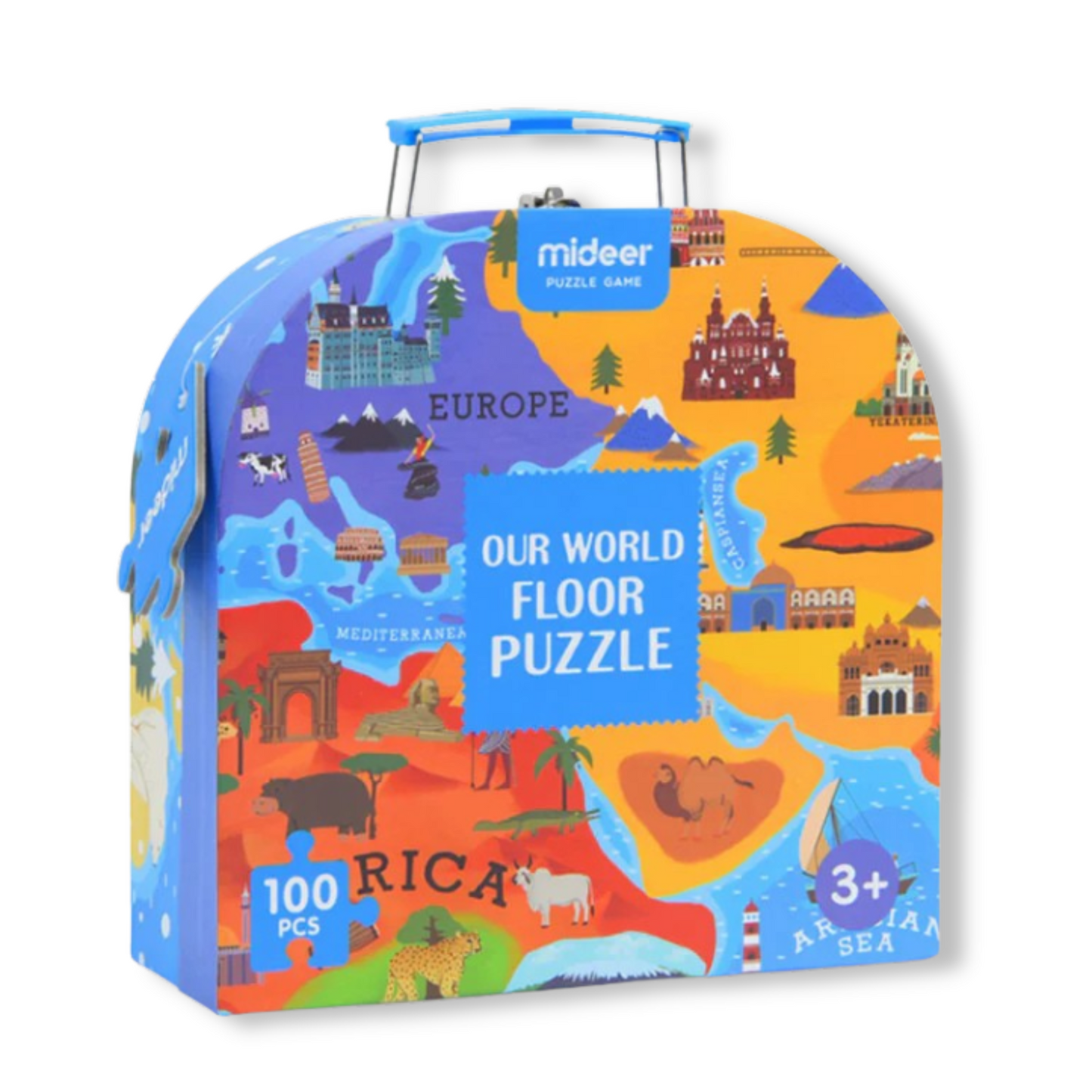 Cultural World Map Puzzle