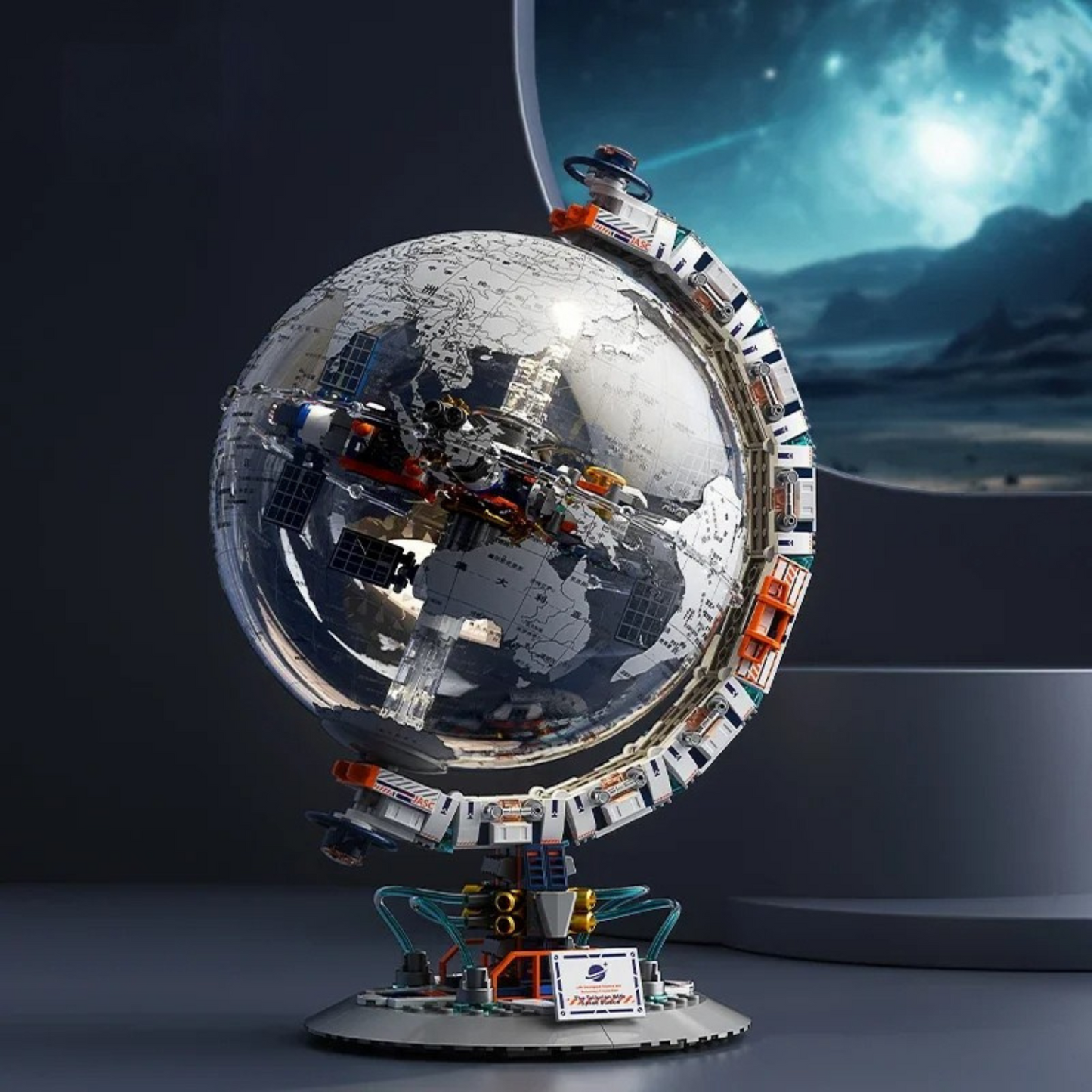 Globe Building Brick Toy