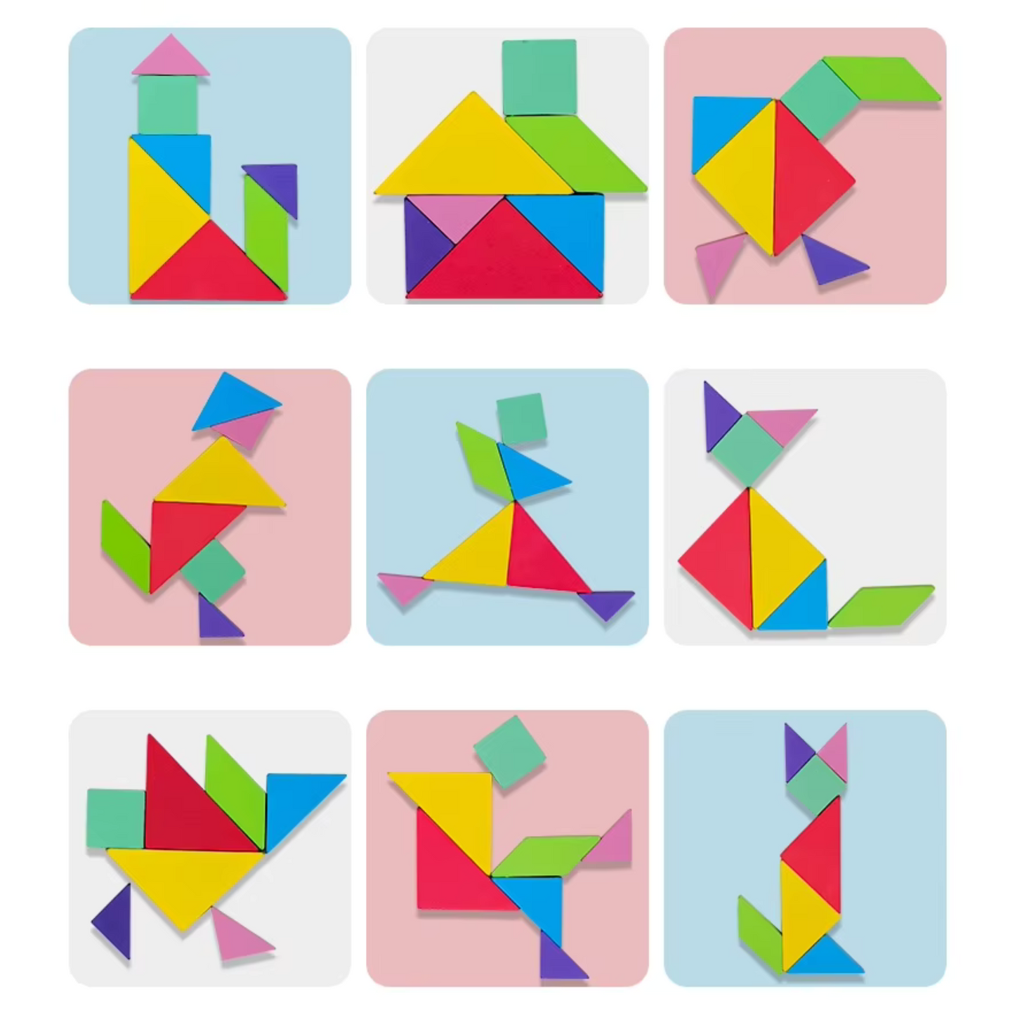 Magnetic Tangram Puzzle Book