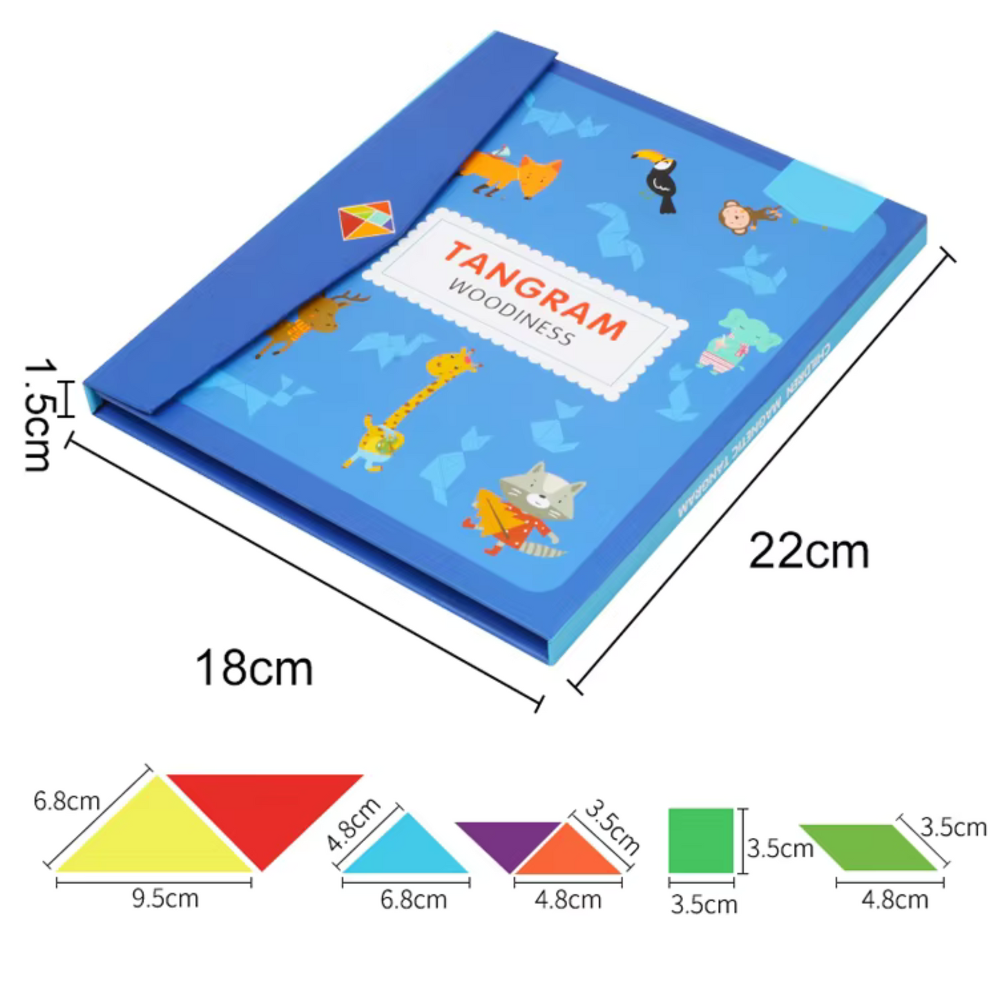 Magnetic Tangram Puzzle Book