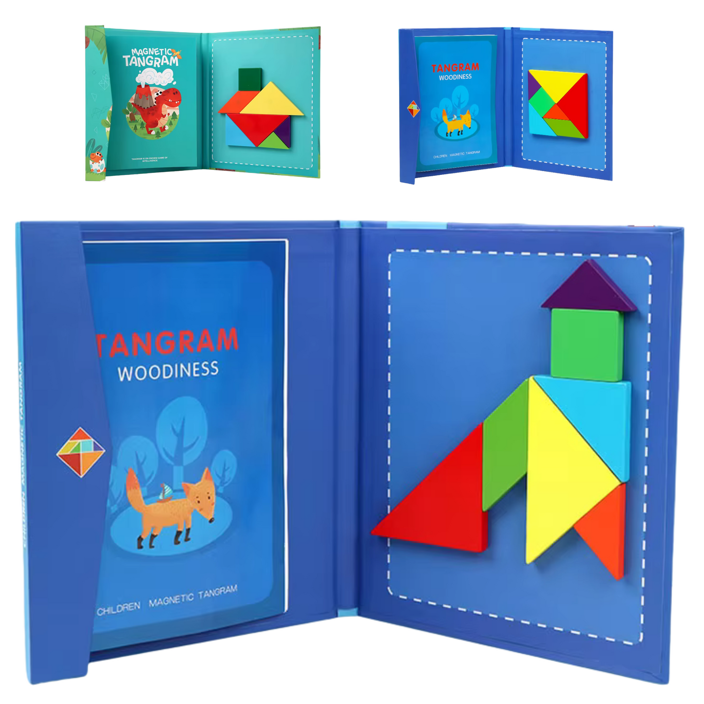 Magnetic Tangram Puzzle Book