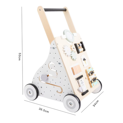 Wooden Activity Walker Trolley