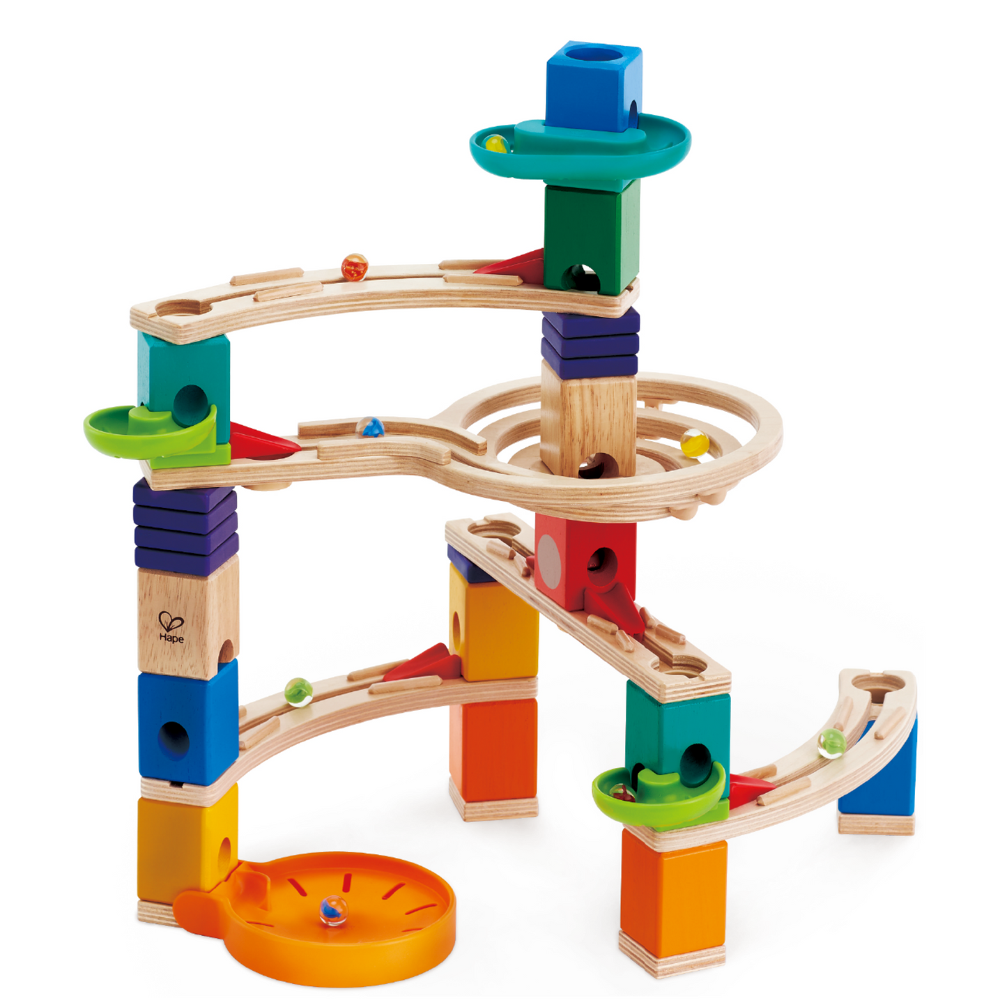 Whirlpool Wooden Marble Run