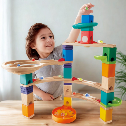 Whirlpool Wooden Marble Run