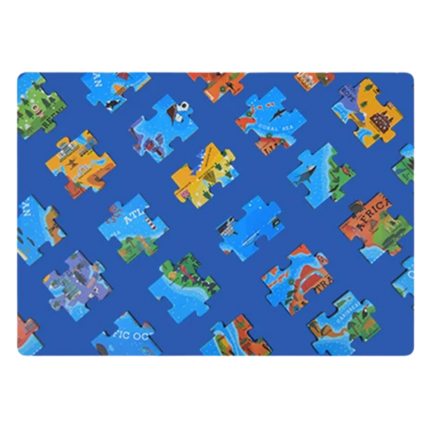 Cultural World Map Puzzle