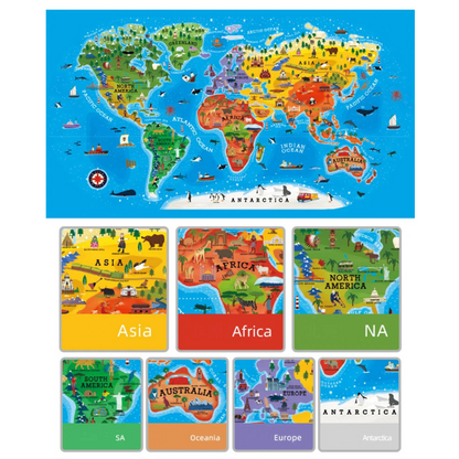 Cultural World Map Puzzle