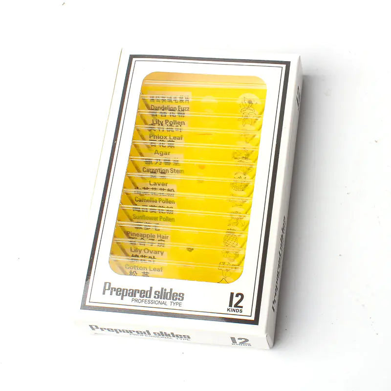 Microscope Specimen Slides Set