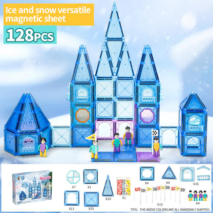 Ice Castle Magnetic Blocks