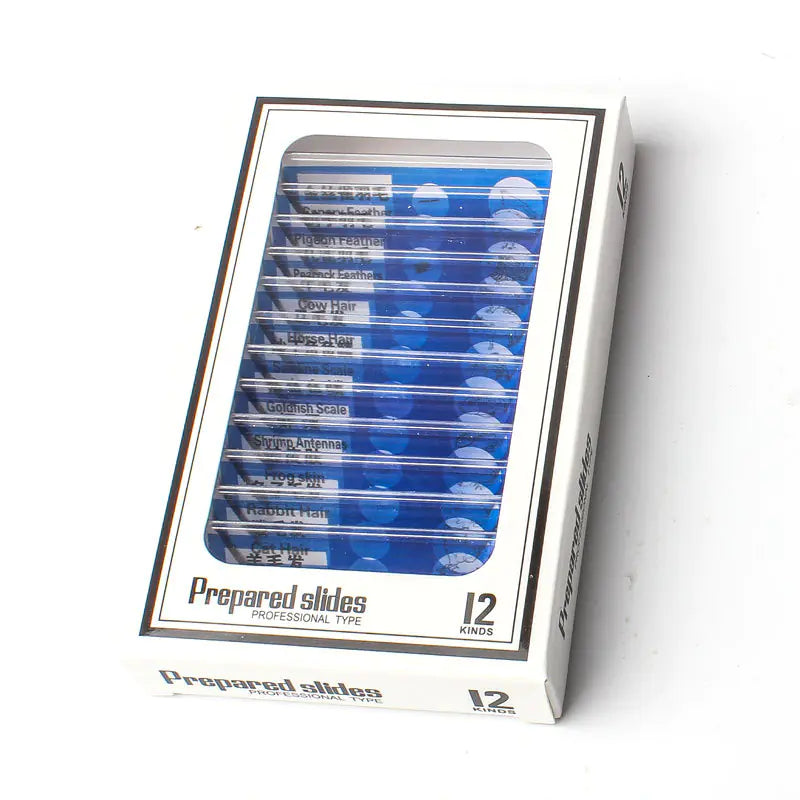 Microscope Specimen Slides Set